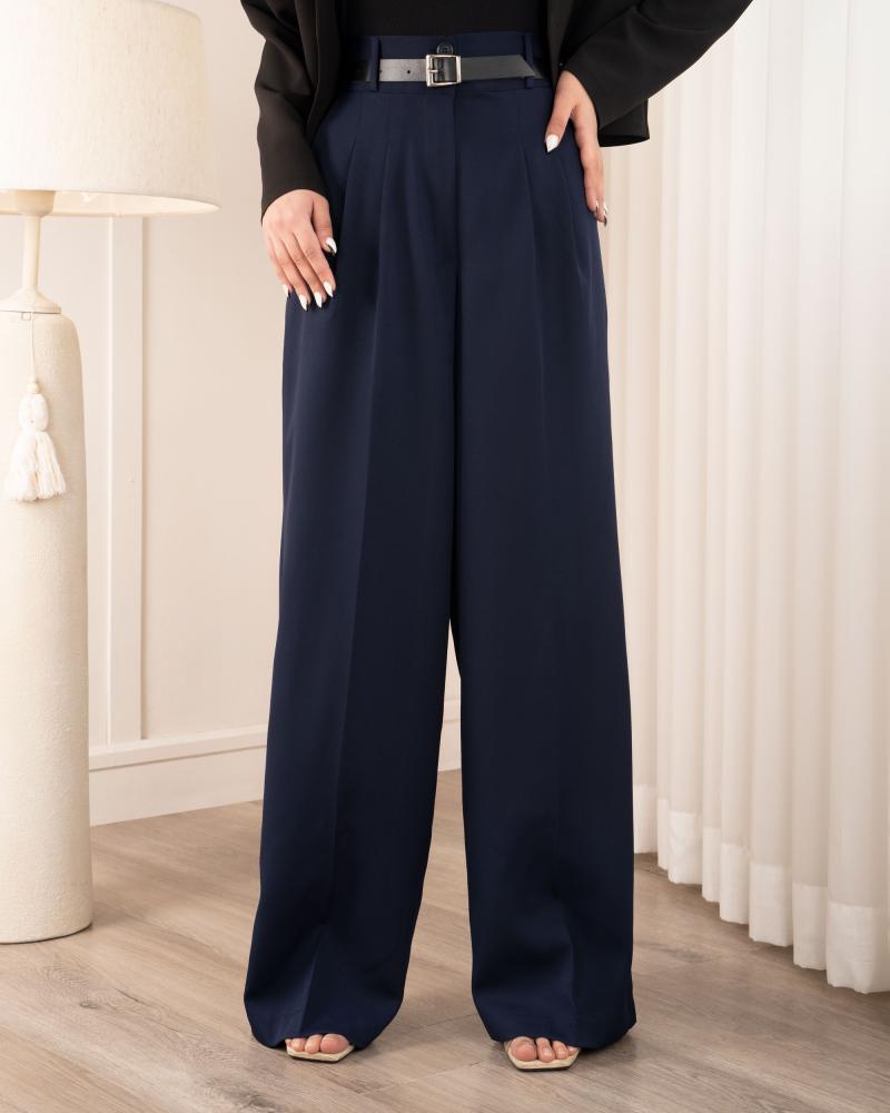 شلوار بگ مازراتی سرمه ای کد 27434