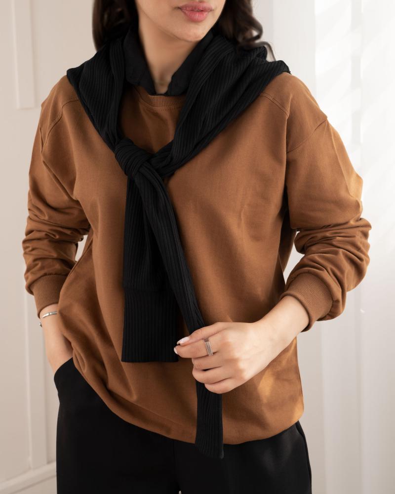 بلوز دورس دارچینی کد 25667