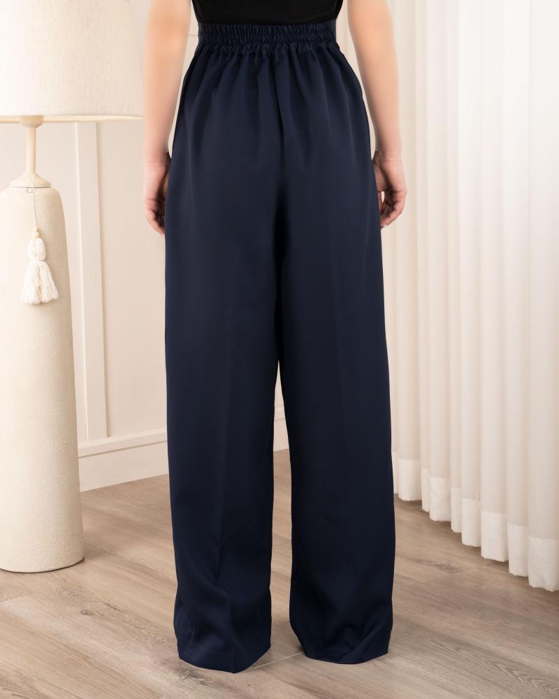 شلوار بگ مازراتی سرمه ای کد 27434