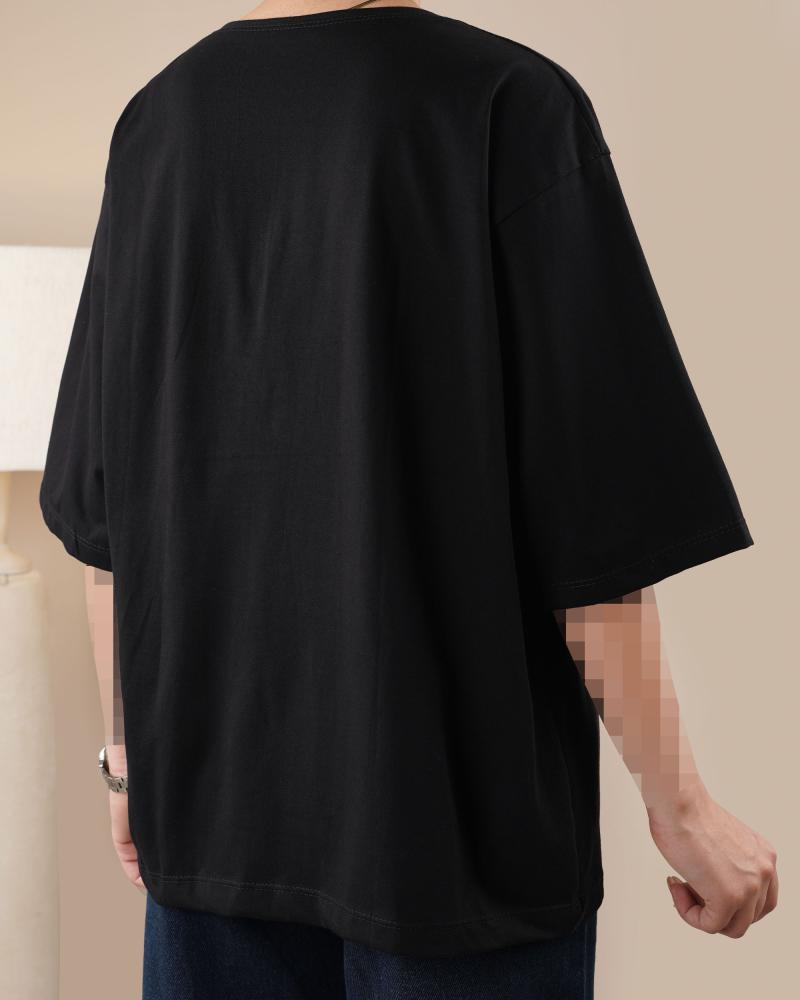 تیشرت مشکی تدی کد 29435