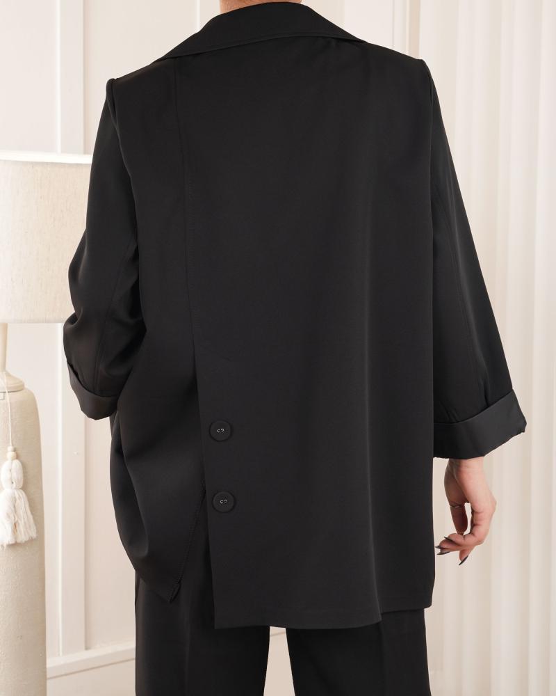 کت مشکی ساده آرتینا کد 27441