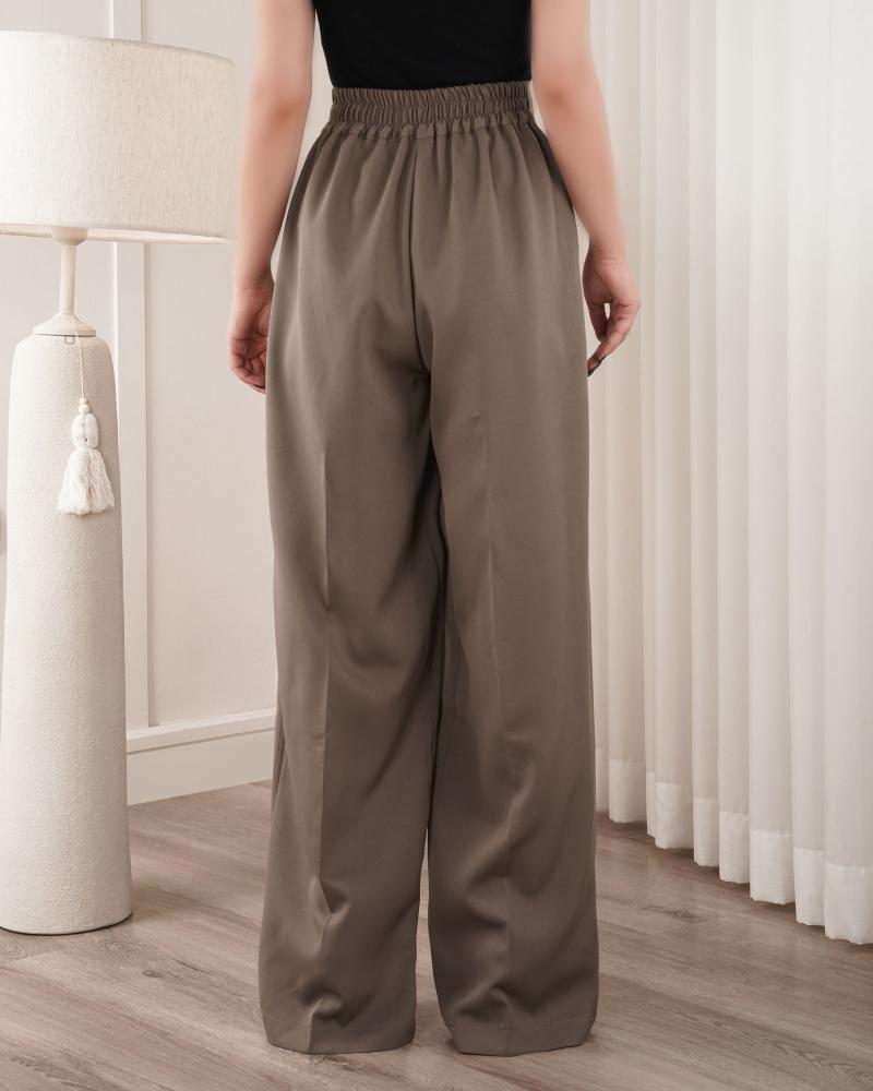 شلوار مازراتی نسکافه ای ( قد 112 ) کد 27439