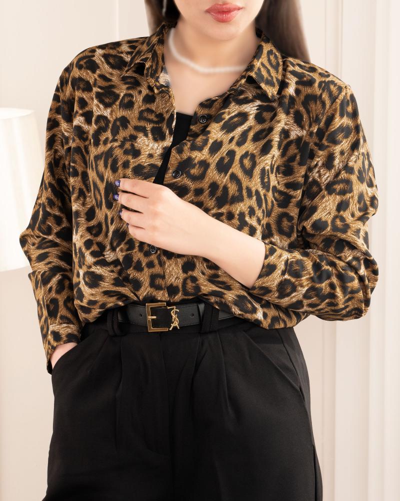 شومیز پلنگی بهاره کد 27455