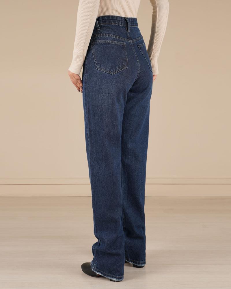 شلوار جین واید ویرا کد 1116