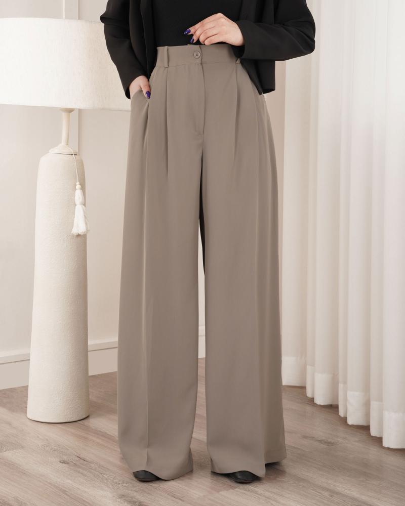 شلوار بگ کرپ نیوشا ( 110 ) کد 5256