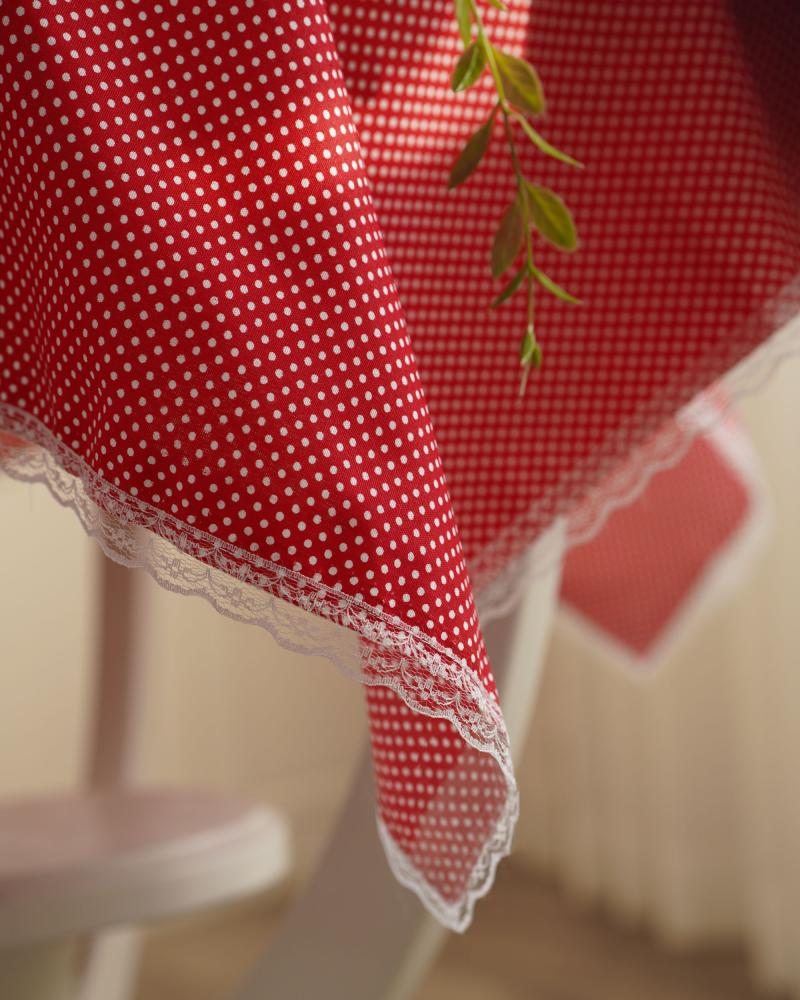 سفره رومیزی خالدار کد 26523