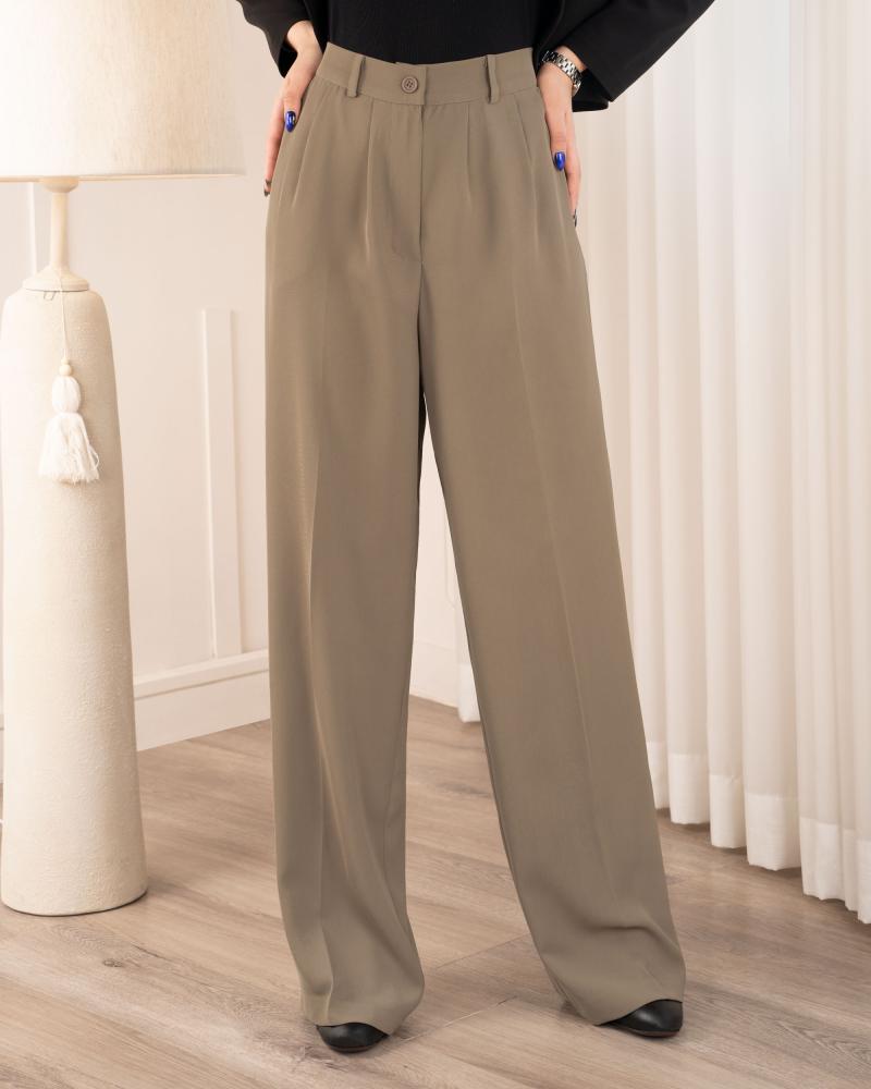 شلوار بگ ساده شادلین ( قد 108 ) کد 05688