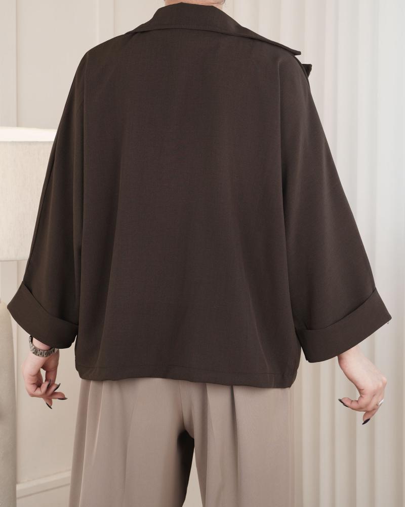 کت آستین دوبل هرمس کد 27500