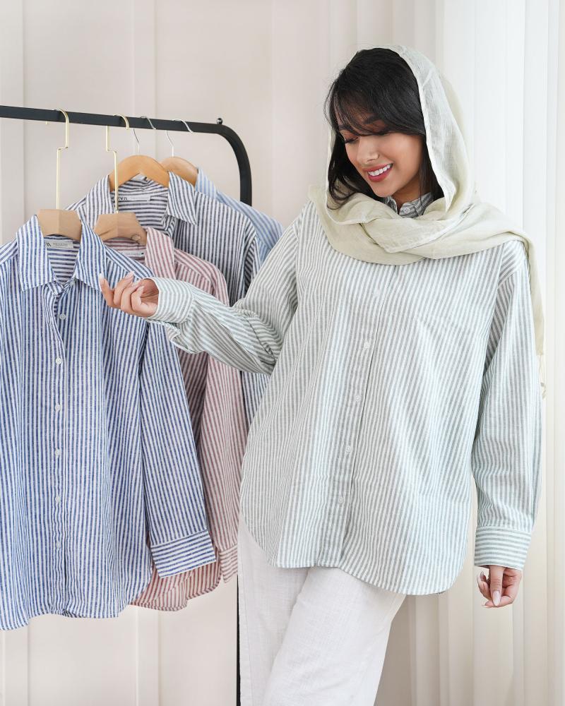 شومیز وارداتی zara( قواره دار ) کد 29530