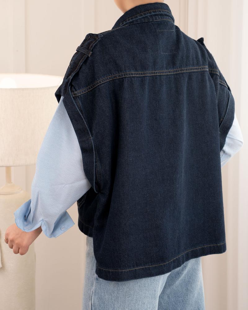 وست جین دو جیب کد 26530