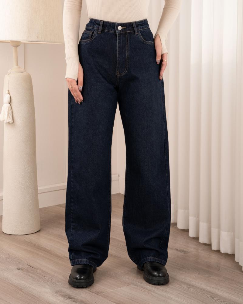 شلوار جین نیم بگ مهسا کد 12661