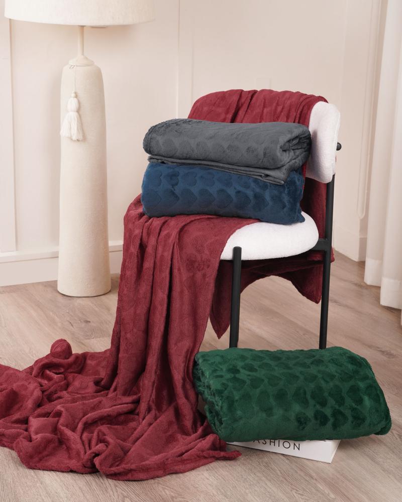 پتو یک نفره قلبی کد 26555