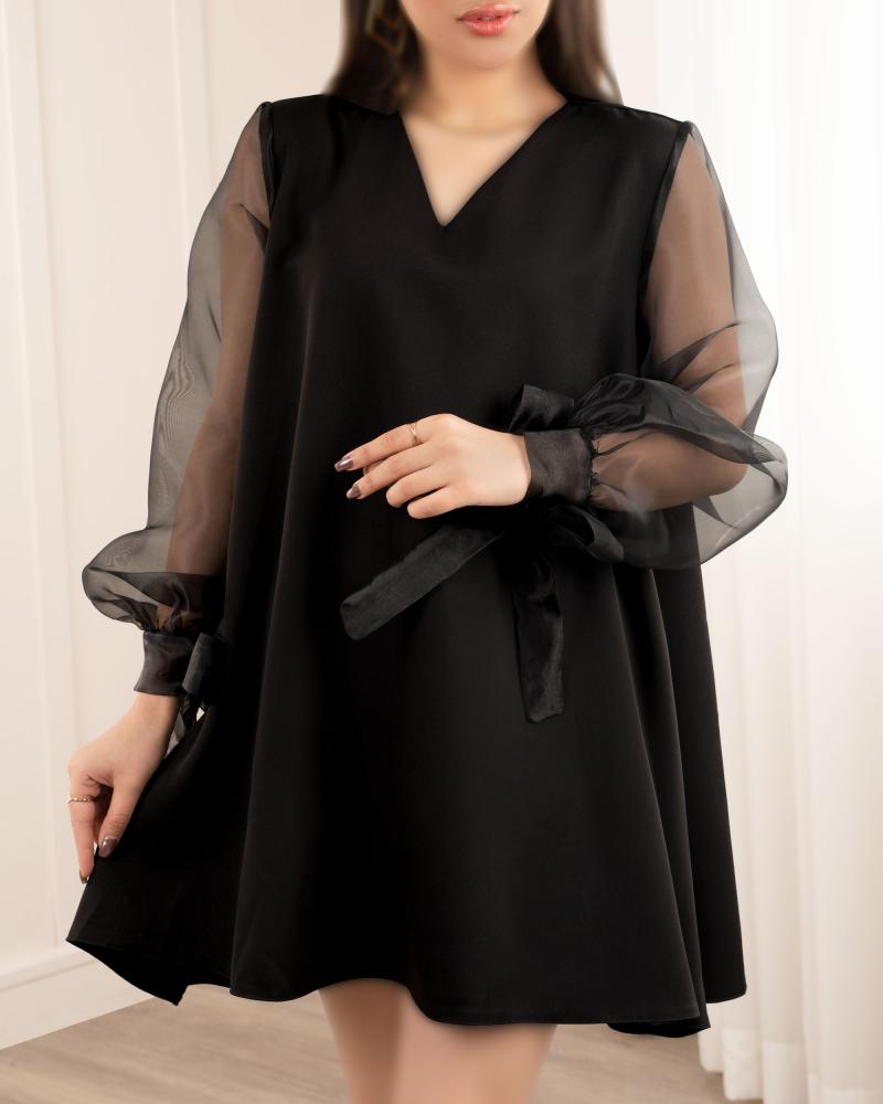 پیراهن مجلسی مشکی کد 26565