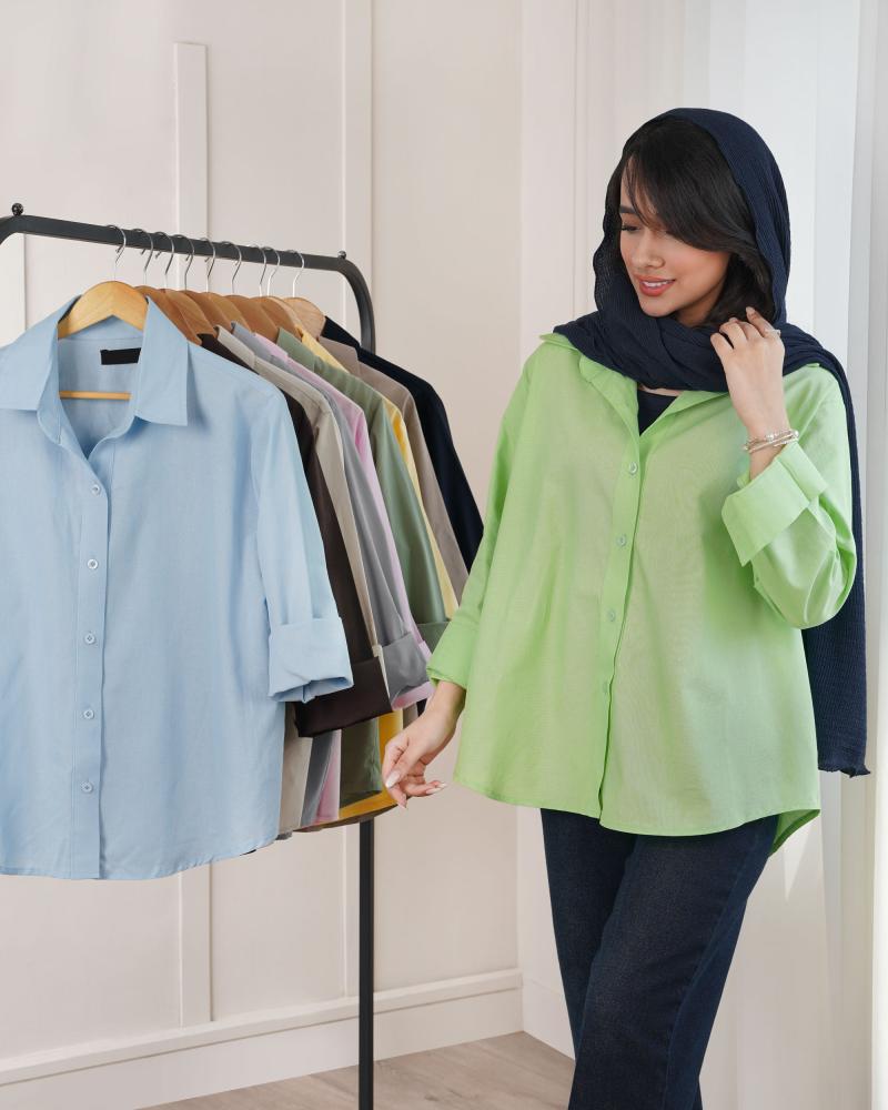 شومیز لینن مهتا کد 29579