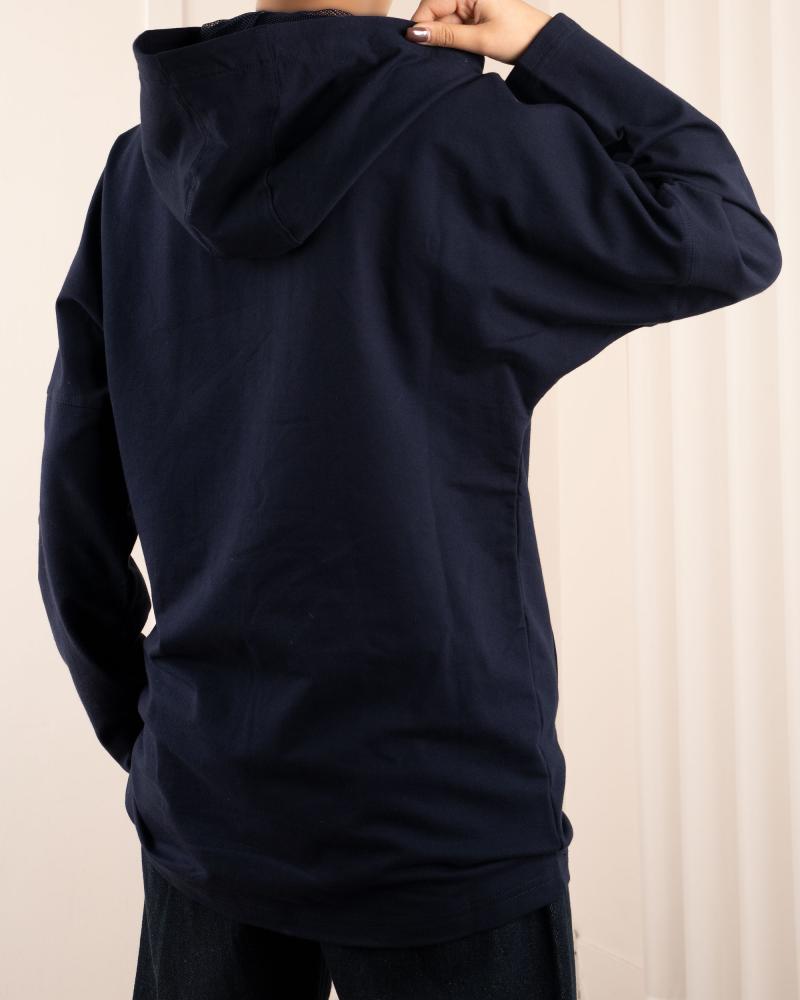 هودی اسپرت سرمه ای کد 26584