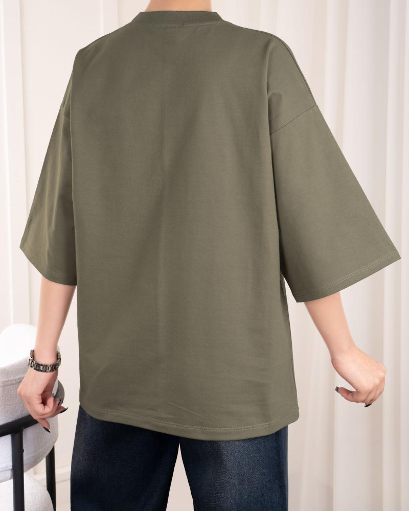 تیشرت باکسی بیسیک کد 27572