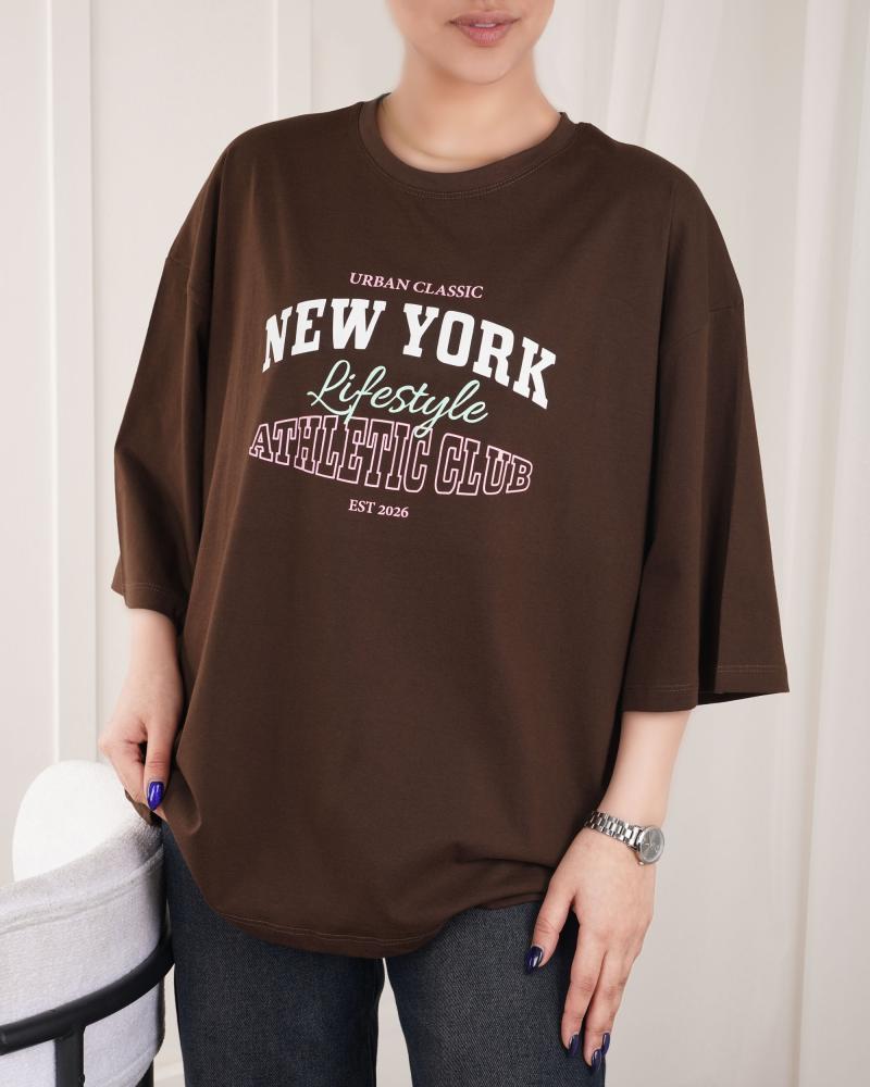 تیشرت باکسی اورسایز کد 27571