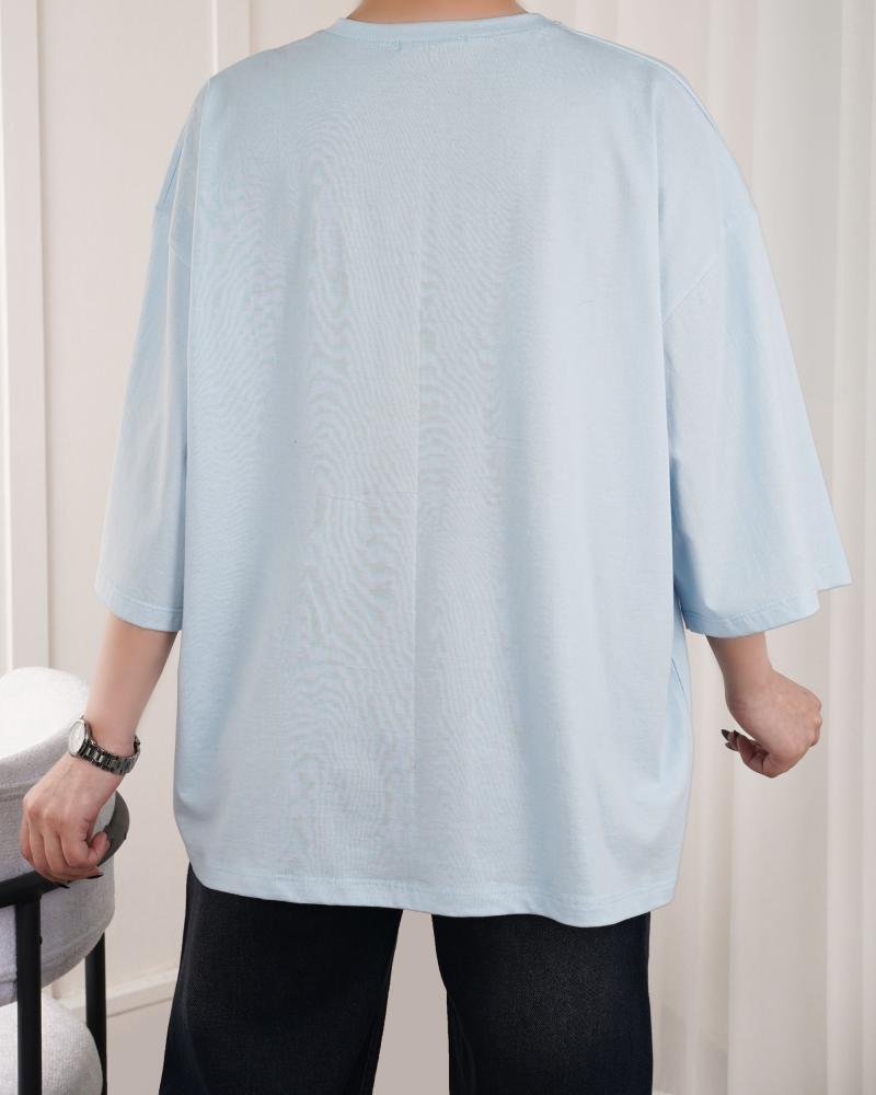 تیشرت باکسی اورسایز کد 27571