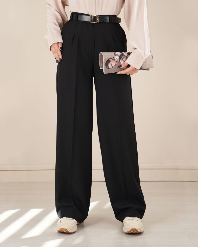 شلوار دمپا مازراتی مشکی ( قد 103 ) کد 27582