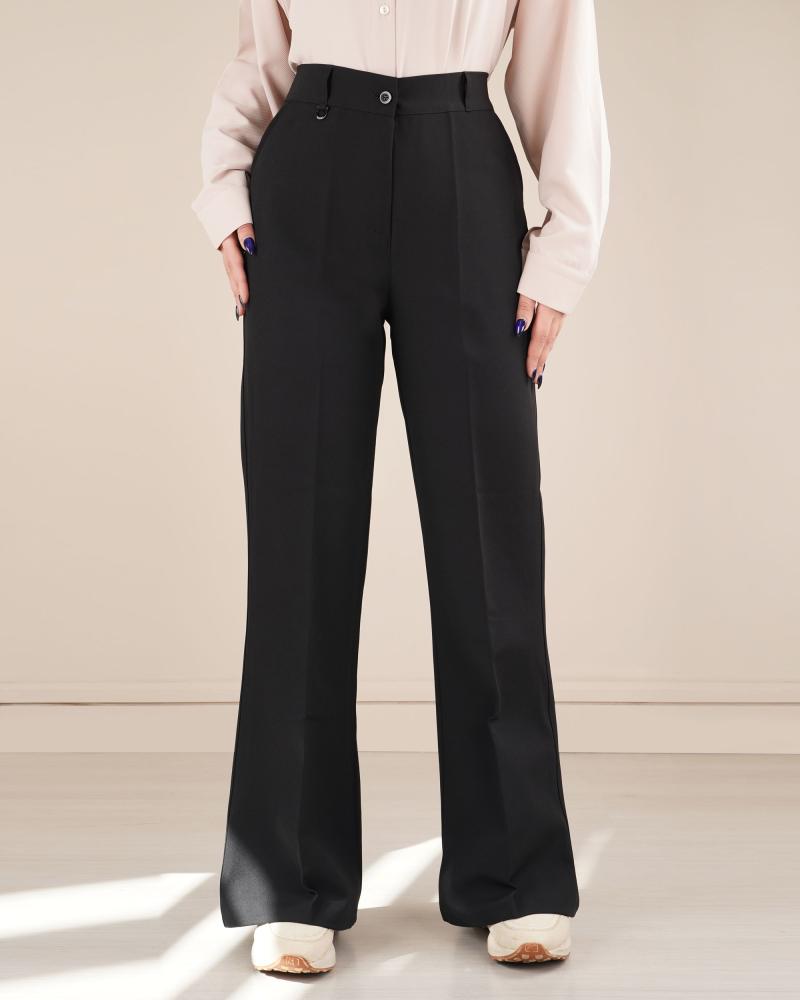 شلوار دمپا مازراتی مشکی ( قد 103 ) کد 27582