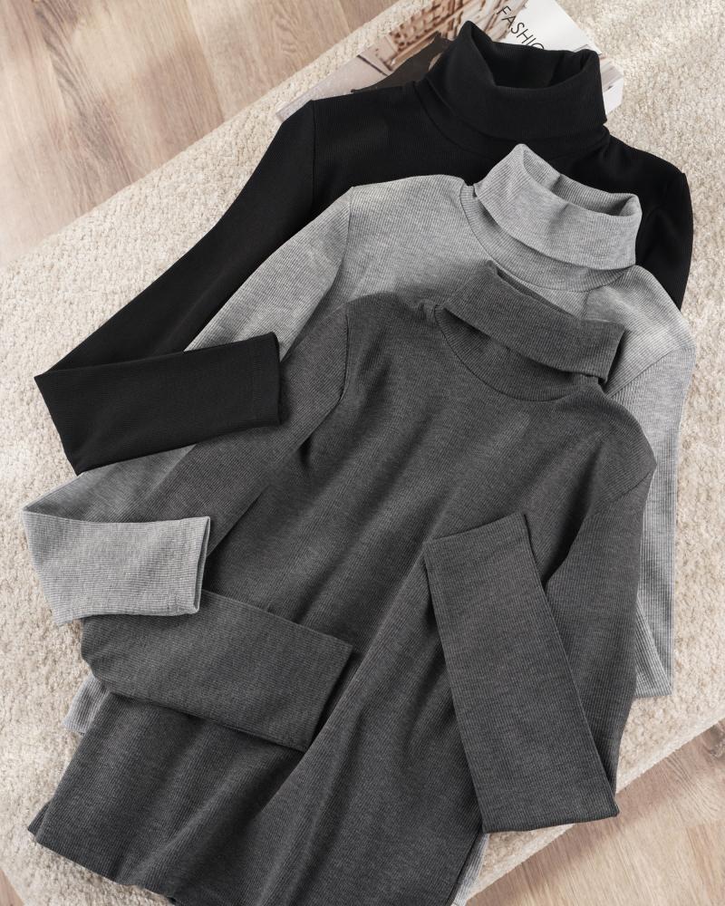 بلوز یقه اسکی کبریتی کد 26628