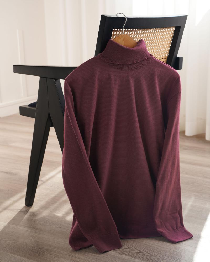 بلوز بافت مردونه یقه اسکی رایان کد 25811