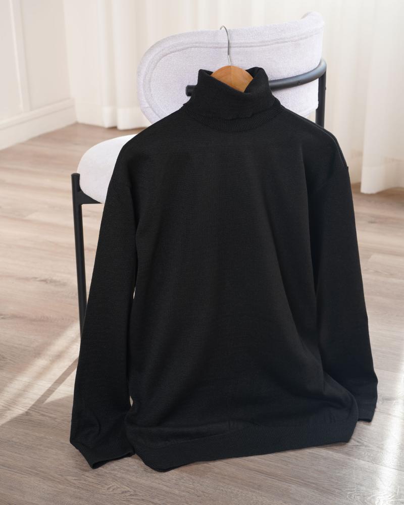 بلوز بافت مردونه مشکی کد 25810