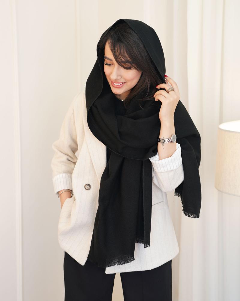 شال مشکی نسلیهان کد 25856