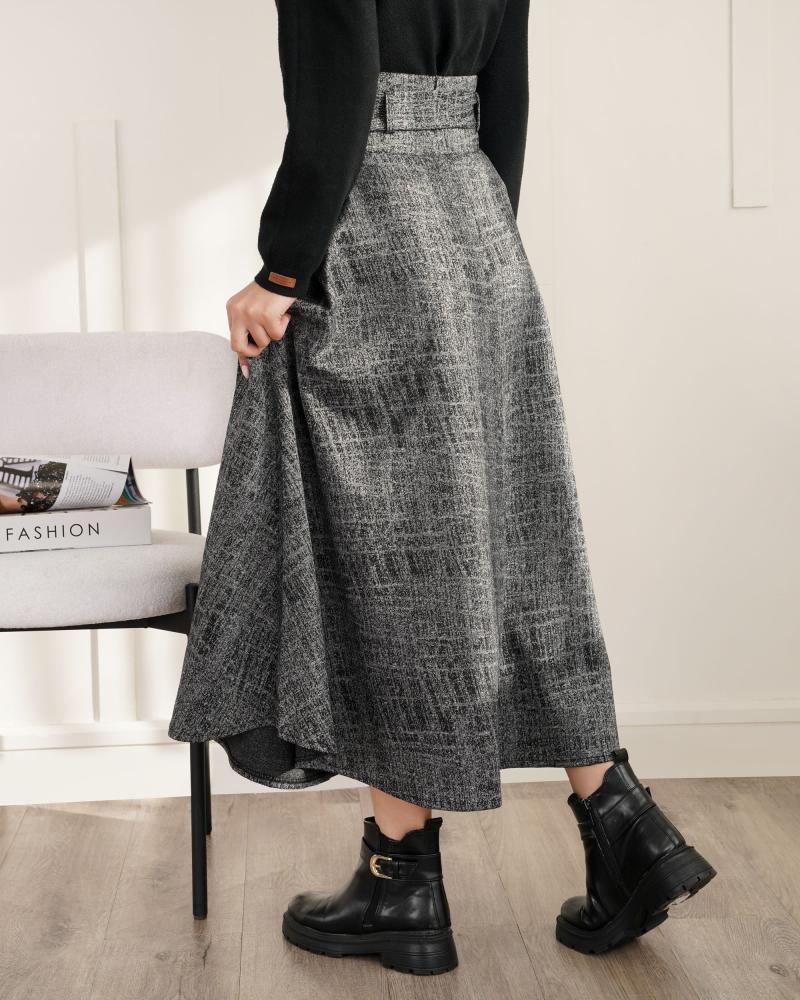 دامن ژاکارد مرمر کد 26647