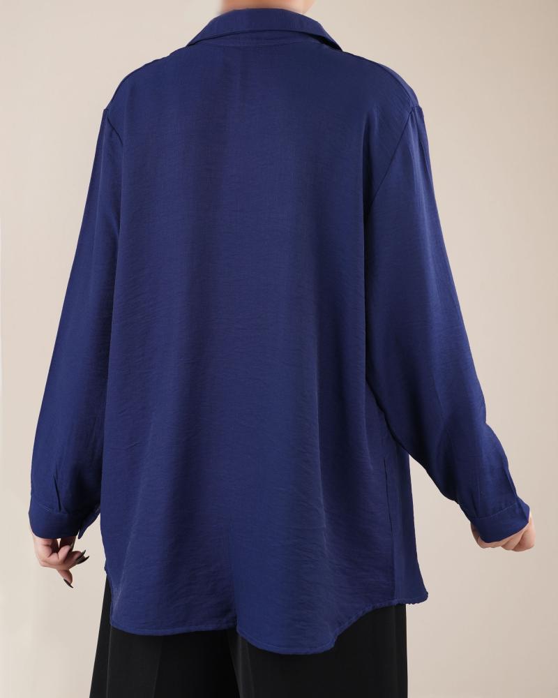 شومیز کرسپو ارغوان کد 27607