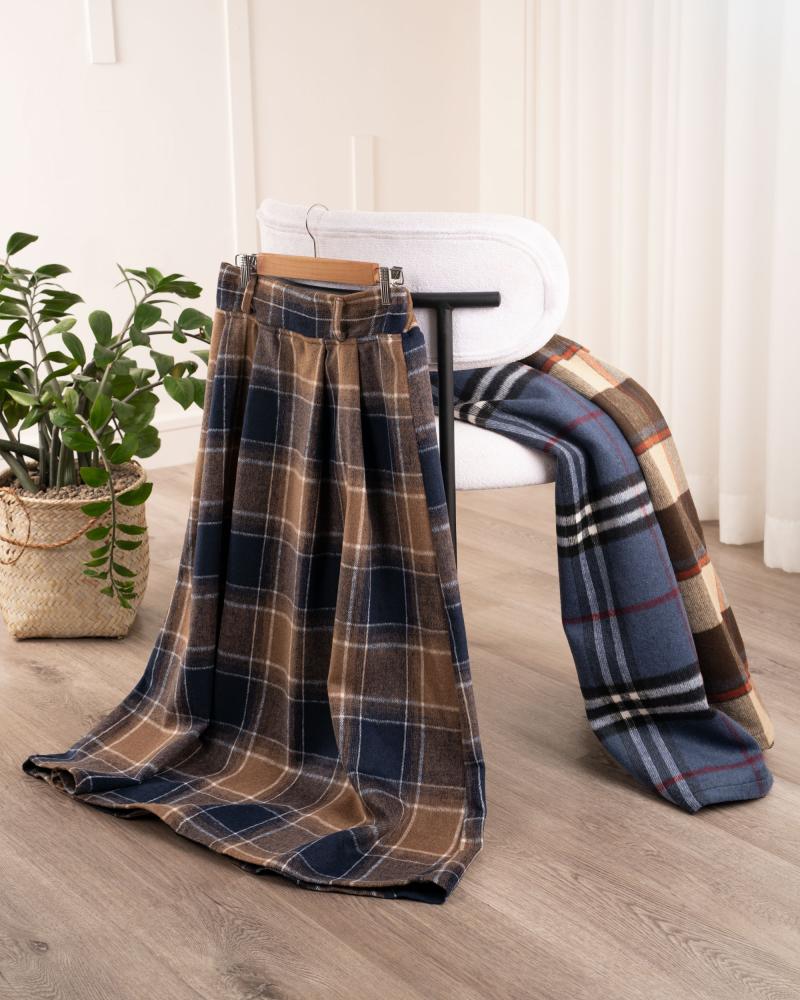 دامن کشمیر چهارخونه کد 25838