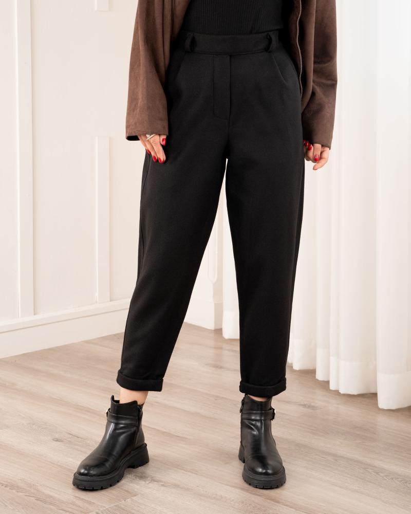 شلوار فوتر مام مشکی کد 25837