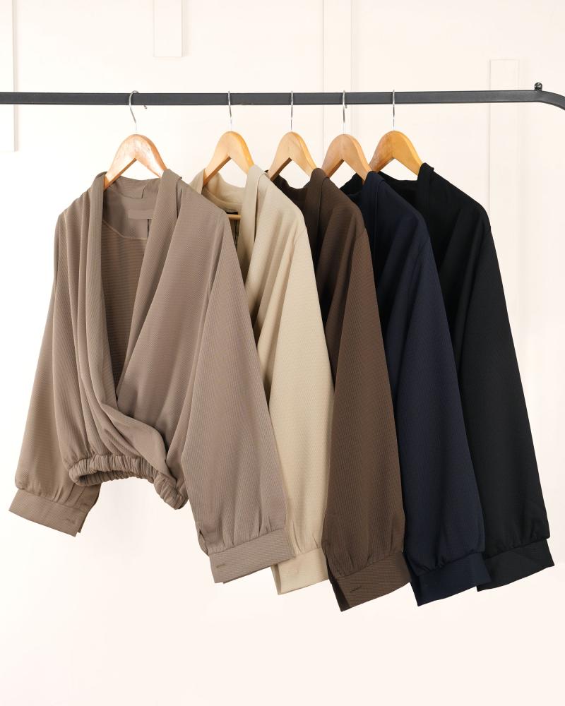 شومیز کرپ جی دافی کد 0174