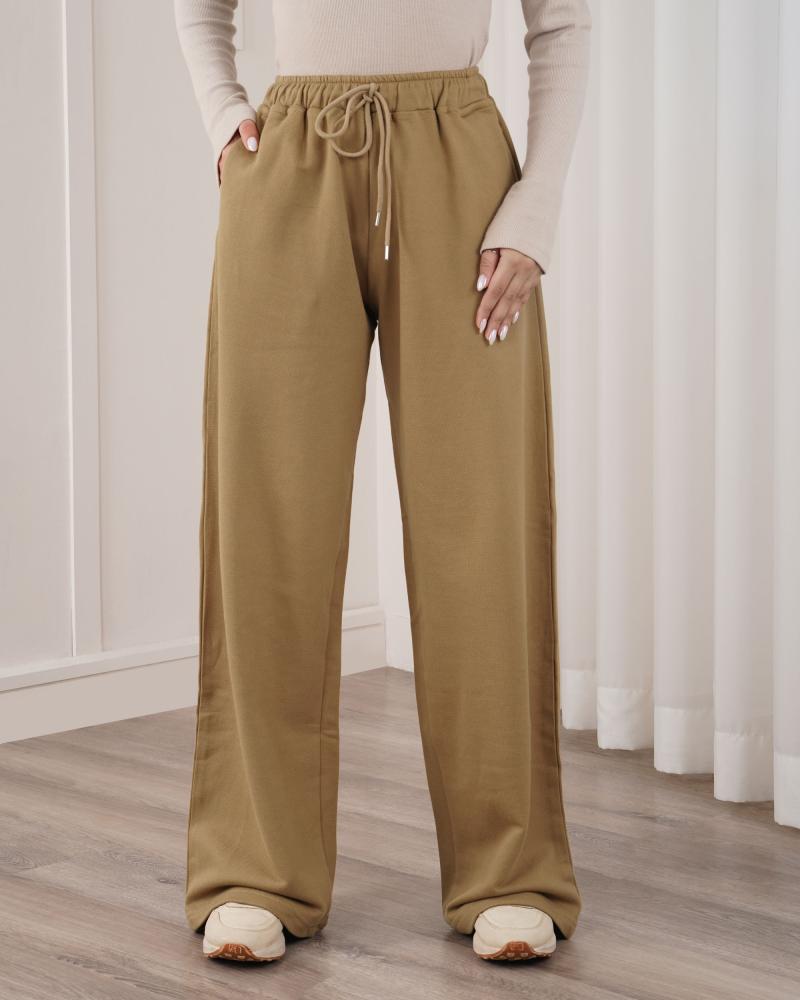 شلوار بگ نسکافه ای کد 26682