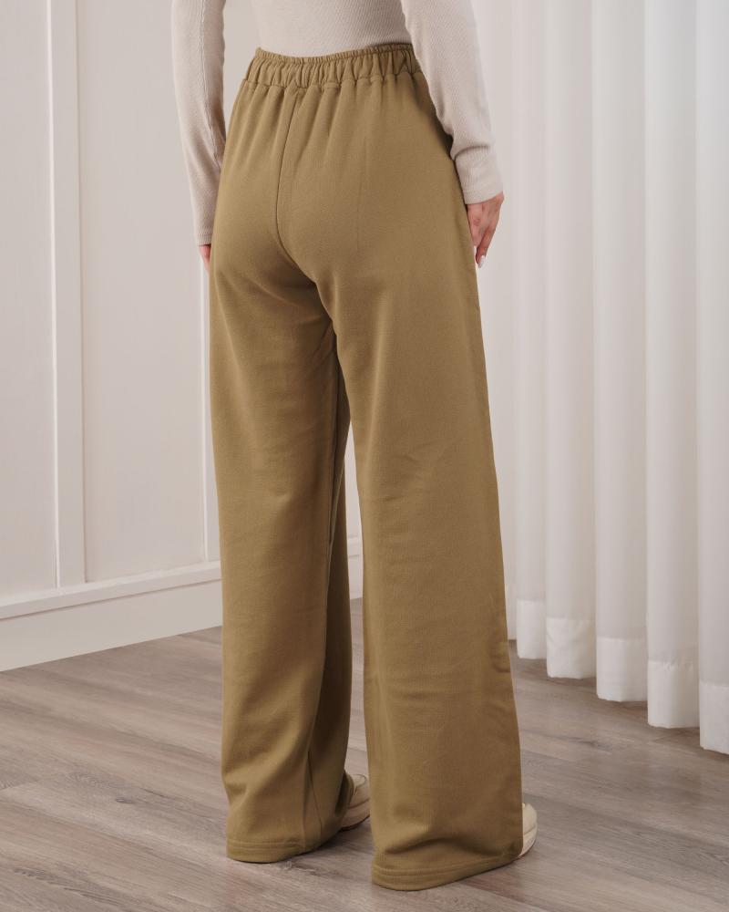 شلوار بگ نسکافه ای کد 26682