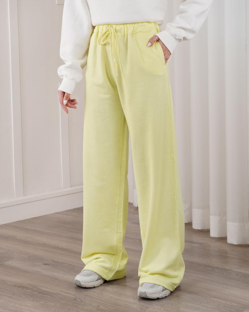 شلوار بیسکوییتی لیمویی کد 26683