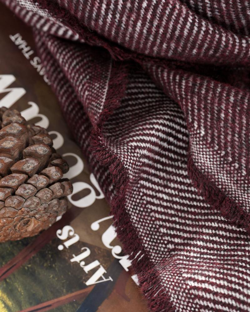 شال موهر زرشکی کد 26706