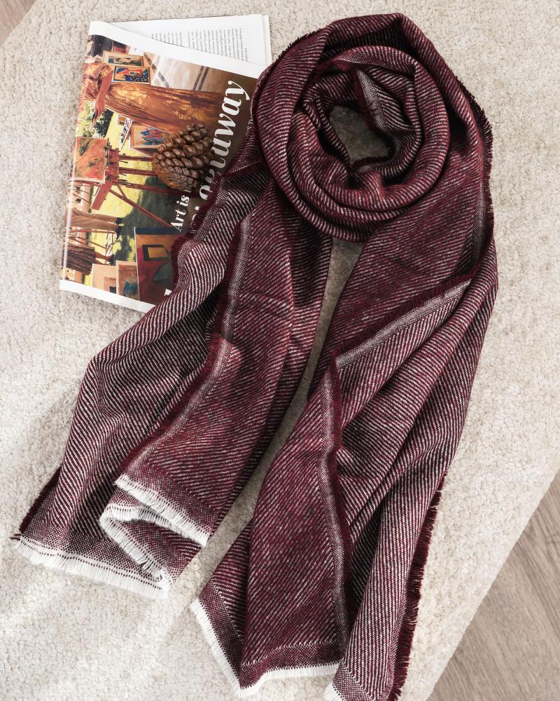 شال موهر زرشکی کد 26706