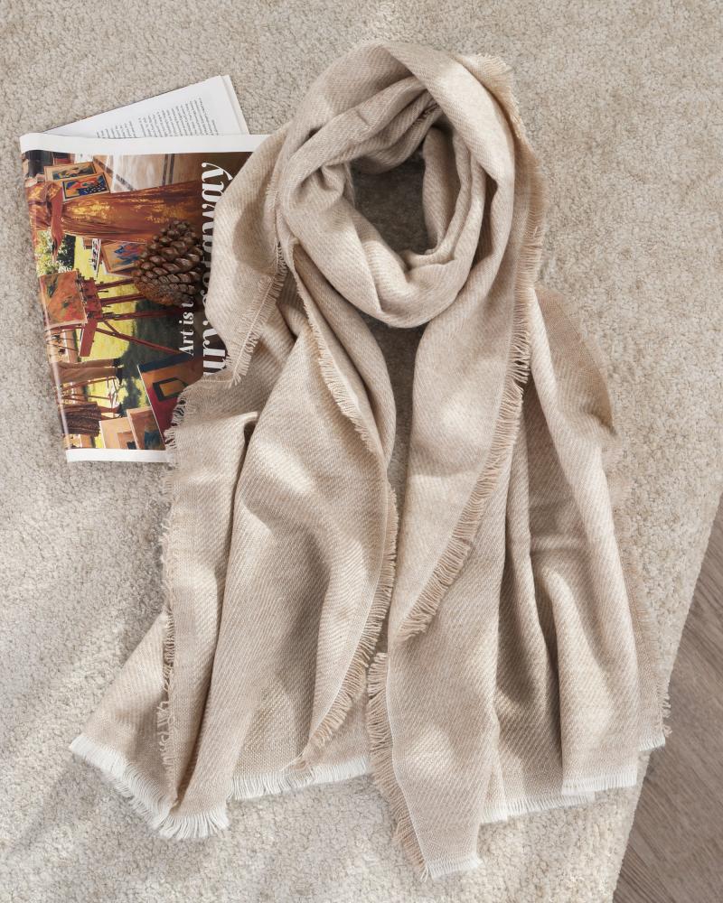 شال موهر کرم کد 26731