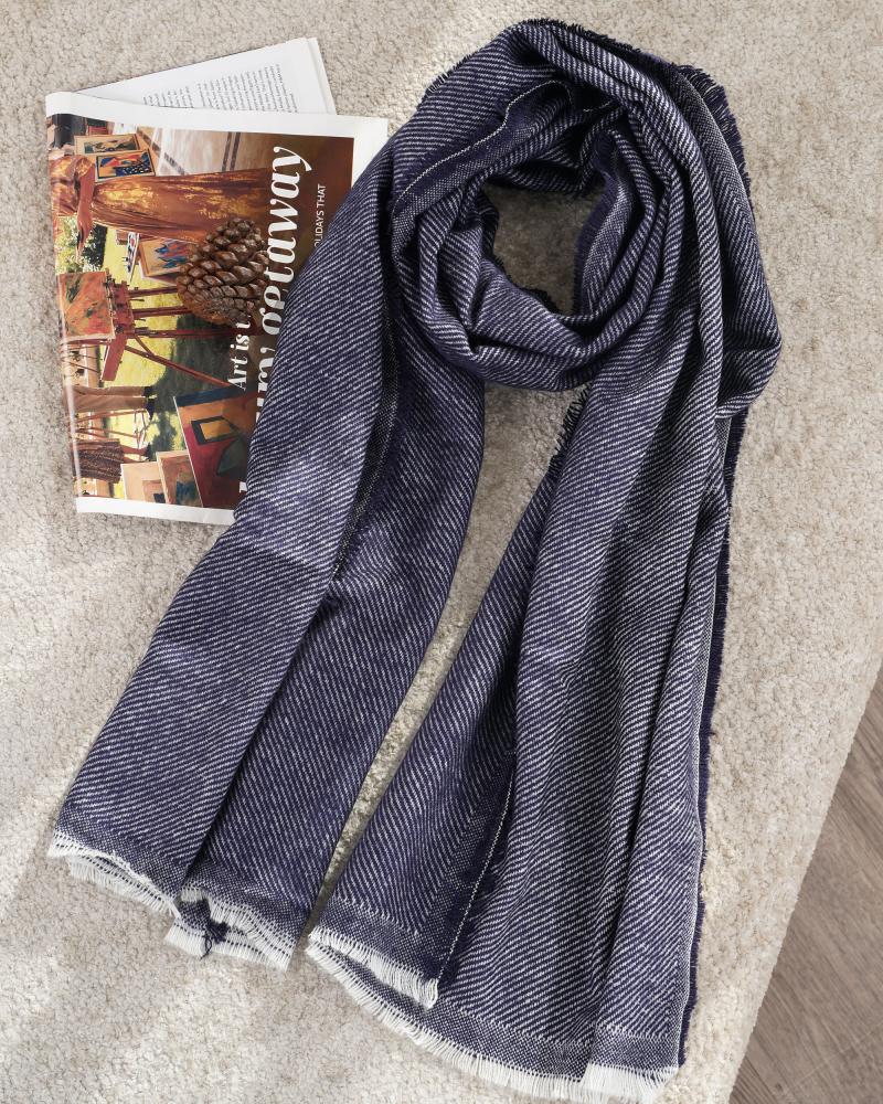 شال موهر سرمه ای کد 26708