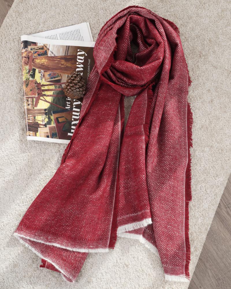 شال موهر قرمز کد 26717