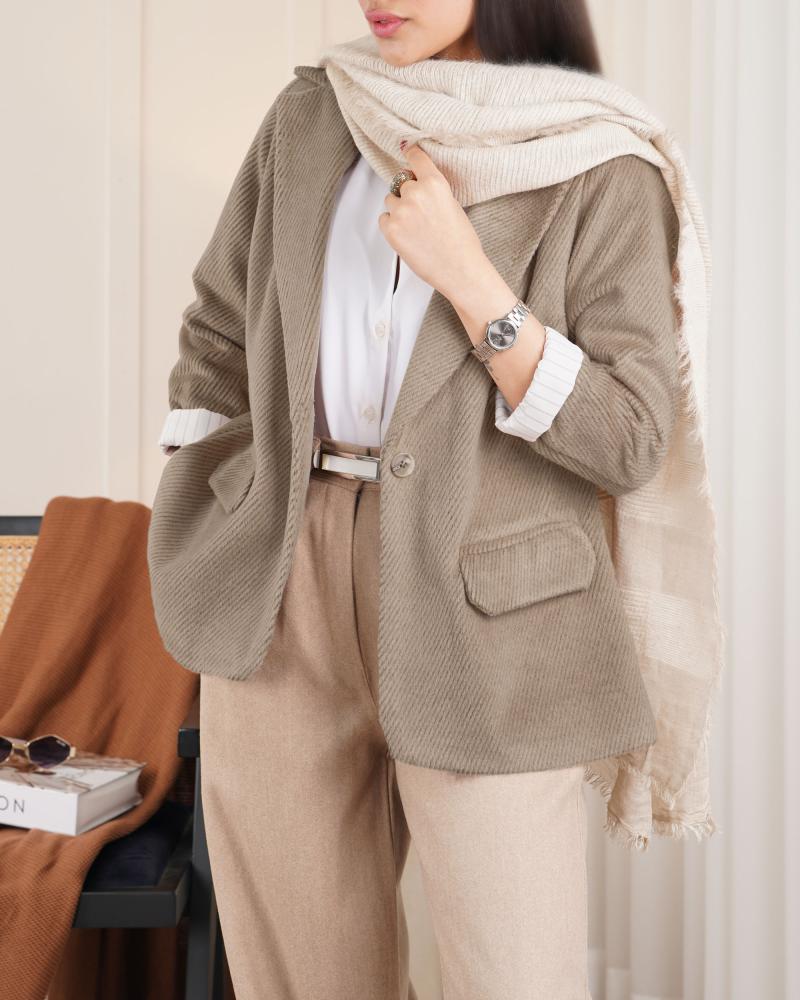 کت فوتر پشت دکمه بارلی کد 25864