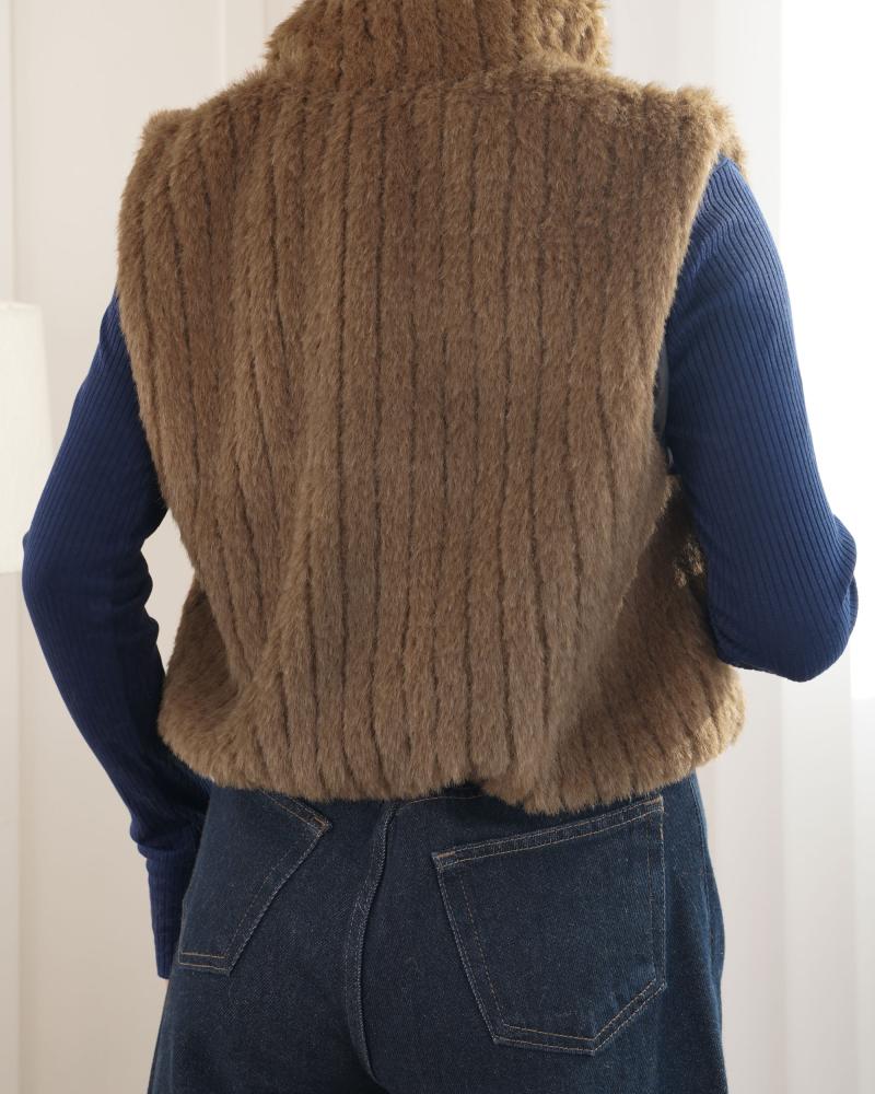 وست یقه ایستاده خز کد 26660