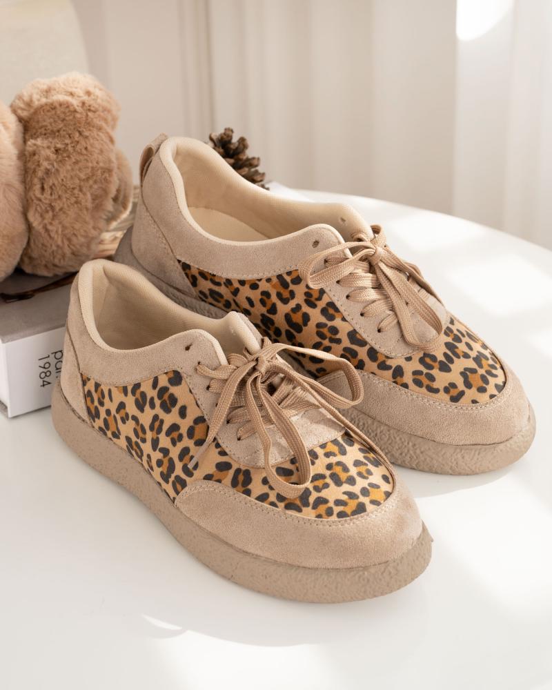 ونس زنانه پلنگی کرم کد 25883