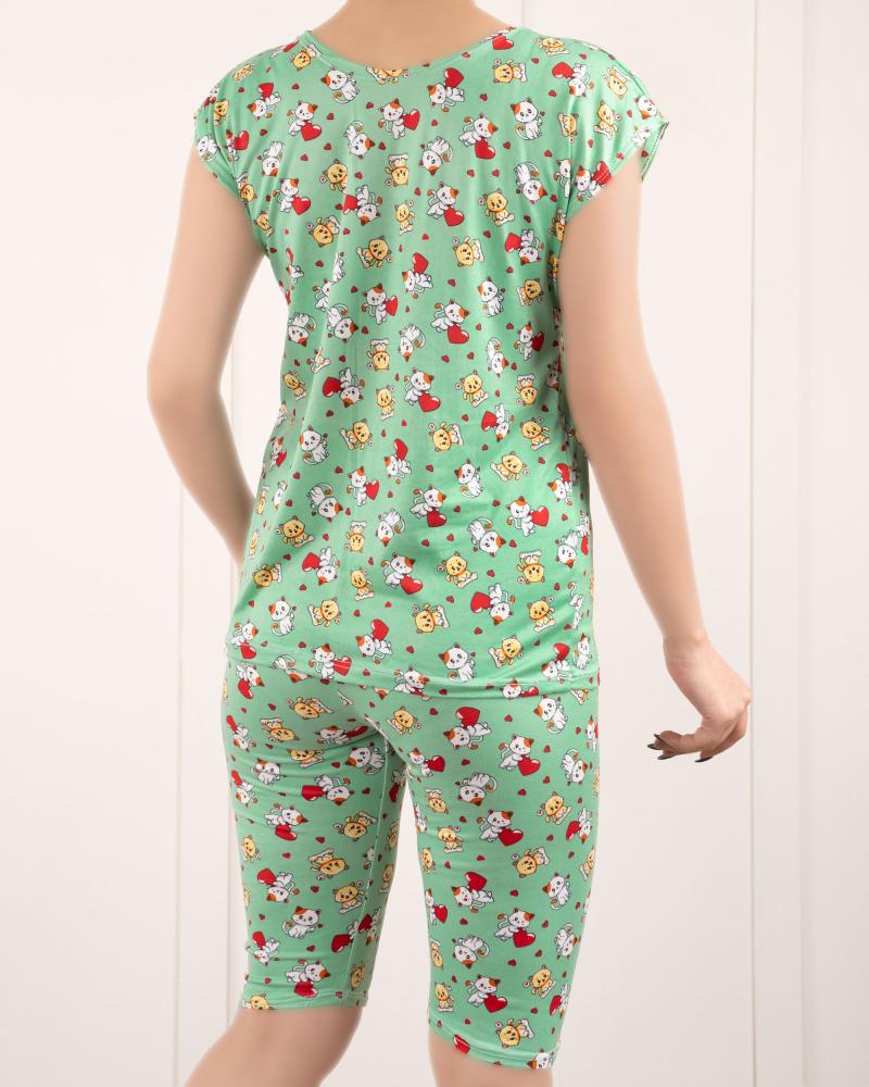 ست تاپ شلوارک فانتزی کد 27689