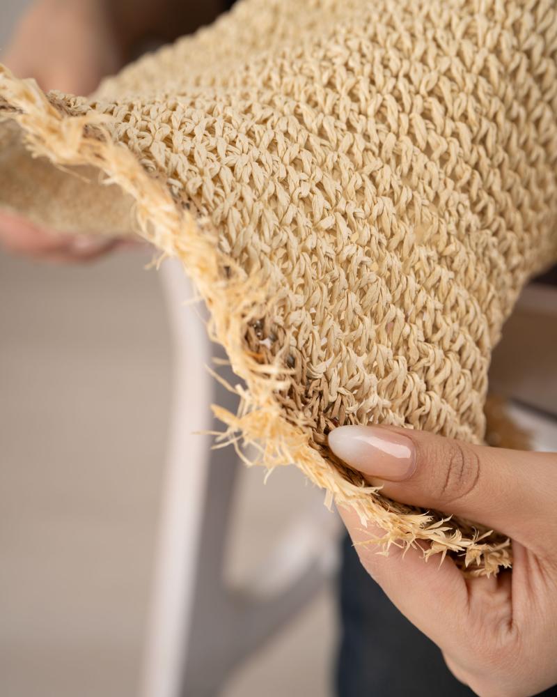 کلاه رافیا ریش ریش کد 29767