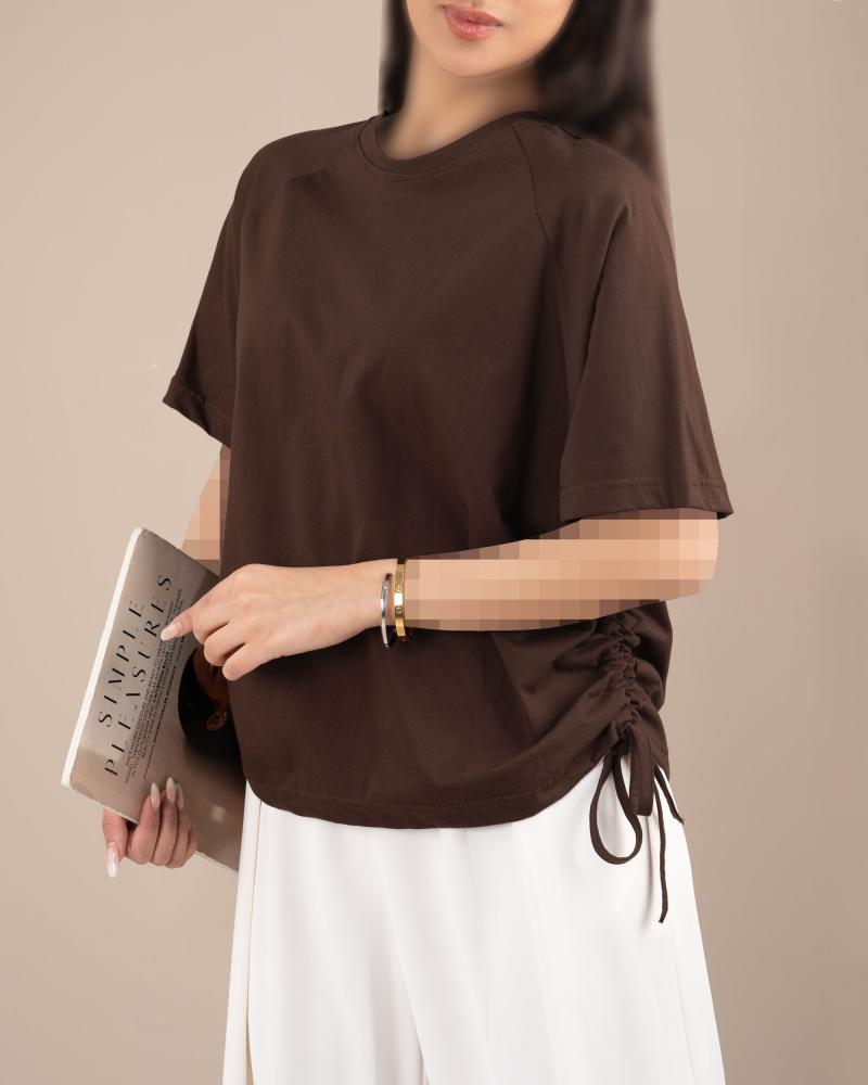 تیشرت ساده بغل گت کد 29773