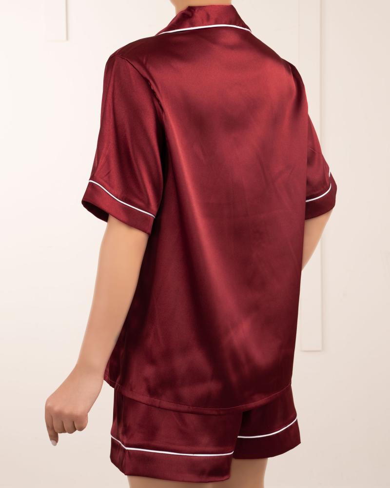 ست لباس خواب ساتن کد 26688