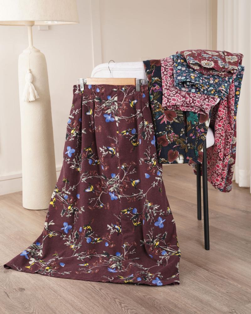 دامن موهر گلدار فرنیا کد 25906