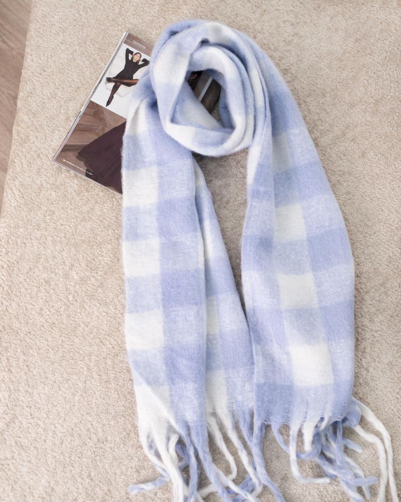 بیگ اسکارف موهر آبی کد 26734